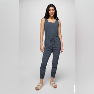 Prana Charcoal Sleeveless Jumpsuit